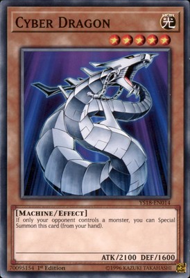 1st Ed Cyber Dragon YS18-EN014 Yugioh-image