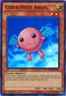 Yugioh! LP Cyber Petit Angel - DRL3-EN011 - Ultra Rare - 1st Edition Lightly Pla-image