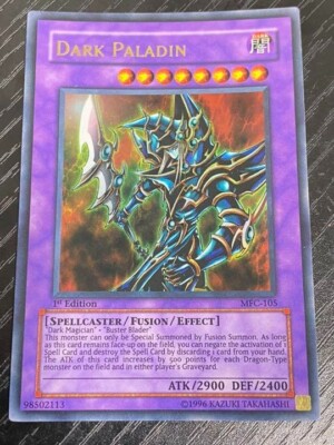 Yugioh Dark Paladin MFC 1st Ed NM-image