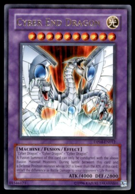 Yu-Gi-Oh! Cyber End Dragon #DP04-EN012 Light Play-image