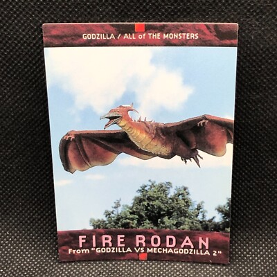 FIRE RODAN Godzilla Card TCG No.57 Toho Movie BANDAI 1996 1ST ED Japanese Japan-image