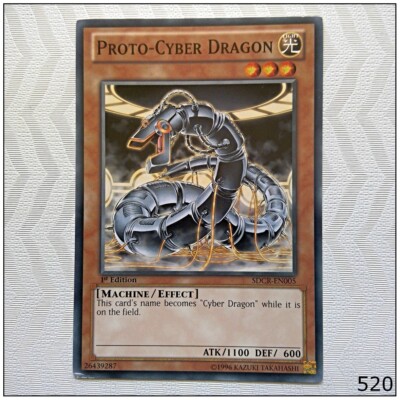 Proto-Cyber Dragon - SDCR-EN005 - Common 1st Edition Yugioh-image