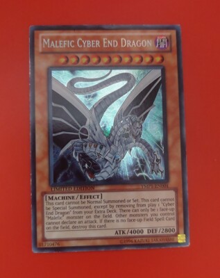Malefic Cyber End Dragon YMP1-EN004 Secret Rare Limted Edition Yugioh -image