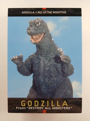 Godzilla #27 - Toho Monster Carddass Masters (1996 Japanese card) vintage kaiju-image