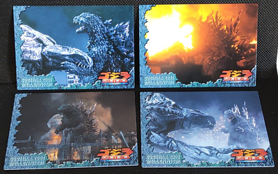 Godzilla King Ghidorah Minilla Rodan Ebirah Card Not For Sale Vintage TOHO-image