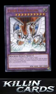 1st Edition Cyber End Dragon SDCS-EN041 Ultra Rare Structure Deck: Cyber Strike -image