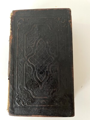 Civil War Era Psalmody Leather Bound 1853 Edition Freewill Baptist General Conf.-image