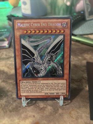 Yugioh! Malefic Cyber End Dragon YMP1-EN004 - Secret Rare 1996 Limited Edition-image