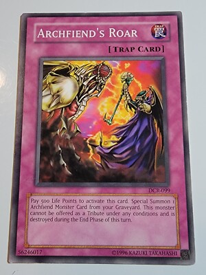 Archfiend's Roar DCR-099 Common Unlimited Yugioh-image