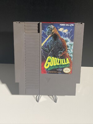 Godzilla: Monster of Monsters (Nintendo NES, 1989) Genuine OEM Authentic-image