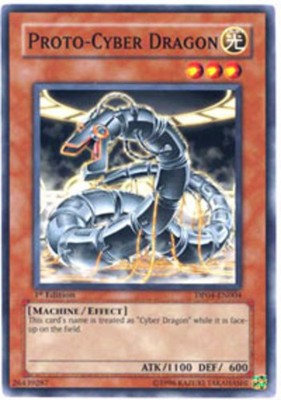 Proto-Cyber Dragon - DP04-EN004 - Common - 1st Edition Lightly Played Duelist Pa-image