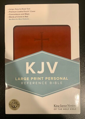KJV Large Print Personal Reference Bible (2016, Paperback, Holman)-image