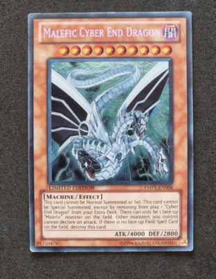 Malefic Cyber End Dragon YMP1-EN004 - Secret  Rare - Yugioh - Light Play-image