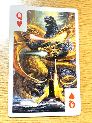 Godzilla King Ghidorah Playing Cards Poker Card  TOHO  From Japan  C-54-image