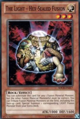 The Light - Hex-Sealed Fusion - SDCR-EN017 - Common - Unlimited Edition NM YuGiO-image