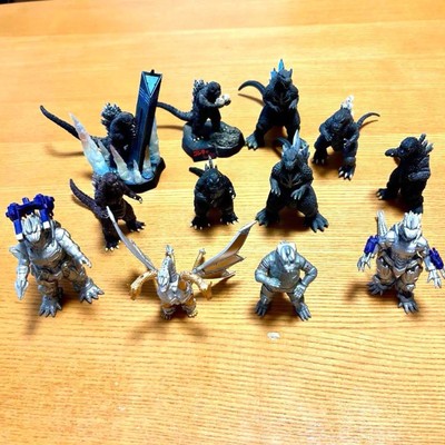 Godzilla King Ghidorah Mechagodzilla Gacha Figure 12 Body Set Used-image