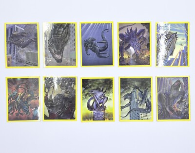 Maggi Two Minute Noodles Godzilla Movie Trading Cards 10 Set Complete 1998-image