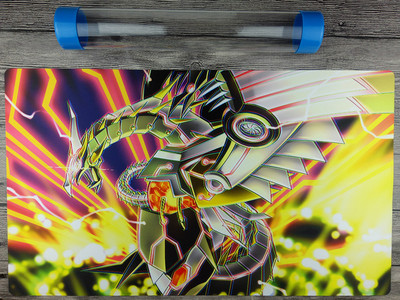 Cyber Dragon Ygomat WCS/WCQ Custom Playmat TCG Mat Free High Quality Tube-image