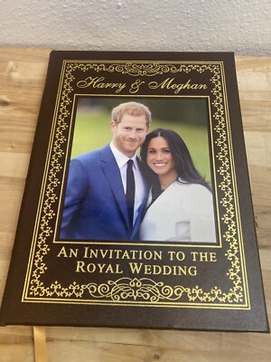 RARE Copy Harry & Meghan: An Invitation to the Royal Wedding Amanda Peel-image