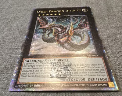 Cyber Dragon Infinity - Alt Art Quarter Century Secret Rare - RA04-EN068 NM 🔥-image