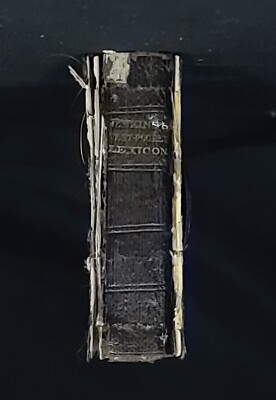 Antique Vest -Pocket Lexicon English Dictionary 1870-image