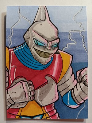 Jet Jaguar Kaiju Original Artist Sketch Card By JACS-image