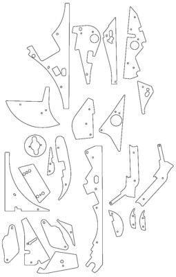 Plastics Protectors for STERN - Godzilla (Premium & LE) Pinball Machine-image