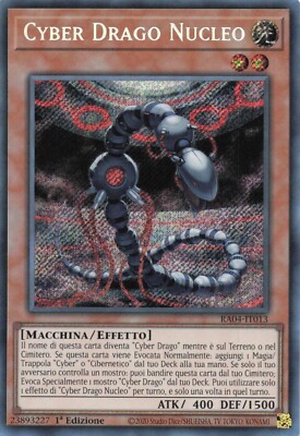 Yu Gi Oh Ita 1Ed Rare Secret Ra04-It013 Cyber Dragon Nucleus-image