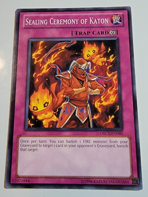 Sealing Ceremony Of Katon ORCS-EN080 Common Unlimited Yugioh-image