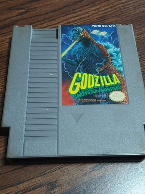 Godzilla: Monster of Monsters Nes Nintendo Entertainment System, 1989 Plus Case!-image