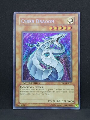 Cyber Dragon VLP YUGIOH 2006 Collector Tin CT03-EN002 Secret Rare Limited Ed 226-image