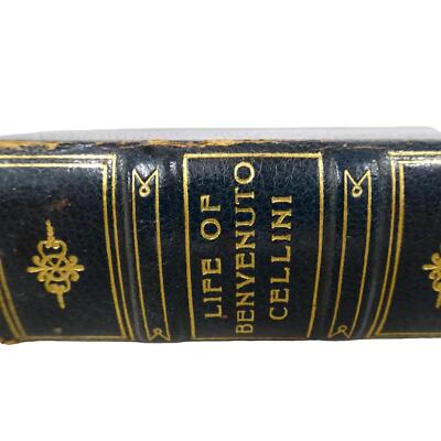 The Life of Benvenuto Cellini 1925 John Addington Symonds Leather Illustrated-image