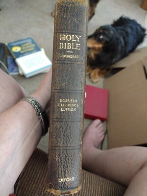 1917 SCOFIELD HOLY BIBLE, REFERENCE EDITION, OXFORD UNIVERSITY PRESS-image