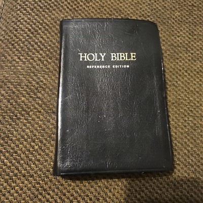 Holy Bible King James Version Reference Edition Thomas Nelson Red Letter 1972 -image