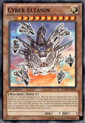 Yu-Gi-Oh! Cyber Eltanin SDCR-EN010 Common 1st Edition NM-image