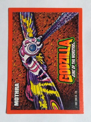 Mothra #3 Trading Card 1994 Toho Co.,Ltd. Trendmasters Rare-image