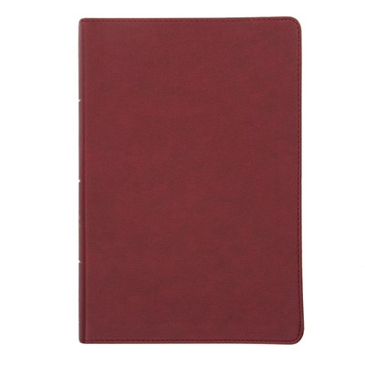 NASB Giant Print Reference Bible, Burgundy LeatherTo (Leather Bound) (UK IMPORT)-image