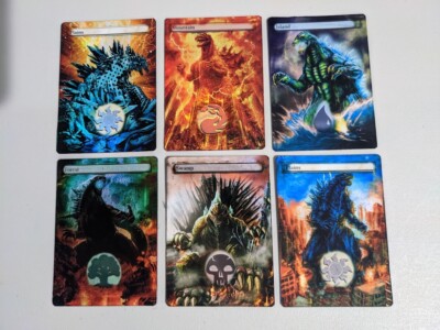 FOIL MTG GODZILLA Kaiju Altered Lands Great for Commander EDH CUBE FOIL BONUS-image