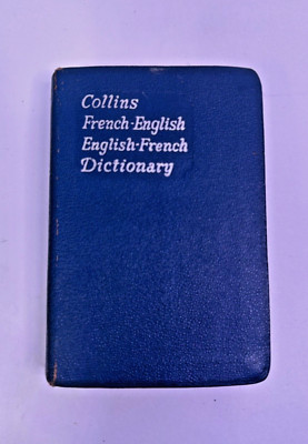 Collins French-English Dictionary 1967 Rudler/Anderson Pocket Sized-image