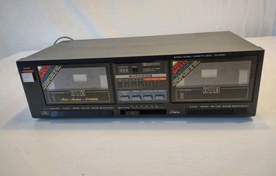 For PARTS Or Repair Fisher Stereo Double Cassette Deck CR-W34H- AS IS -image
