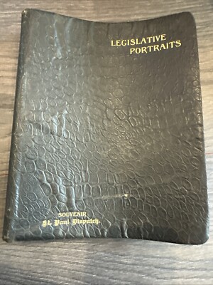 Antique Book St Paul Dispatch Souvenir Minnesota Legislative Portraits 1893-image