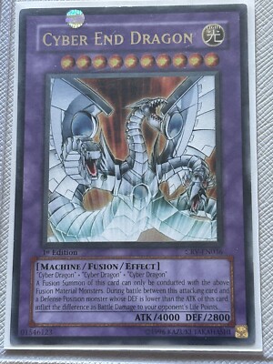 Yugioh Cyber End Dragon CRV Ultimate Rare 1st Ed VLP-image