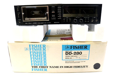 Vintage Fisher Studio Standard Direct Drive Stereo Cassette Deck Model DD-280...-image