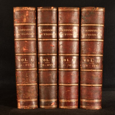 1818 4vols Dictionary of the English Language Samuel Johnson H. J. Todd-image