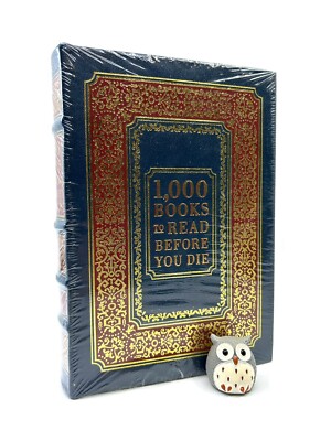 EASTON PRESS 1000 Books to Read Before You Die James Mustich Leather SEALED-image