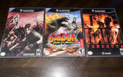 GameCube (Godzilla-Destroy All Monsters, Resident Evil 4, Die Hard 2) CLEAN-image