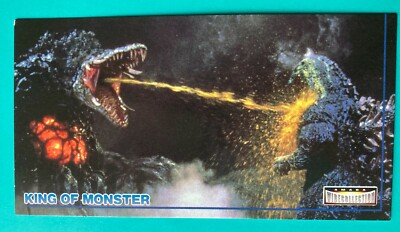 No.62 Godzilla Card  King of MONSTER TOHO Movie AMADA japanese F/S-image