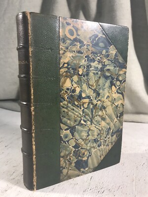 Thackerayana: Notes & Anecdotes William Makepeace Thackeray Antique Leather Book-image
