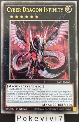 YU-GI-OH! Card CYBER DRAGON INFINITY RA04-EN068 QCSR NEW-image