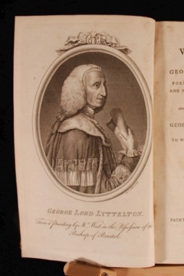 1776 3 Vols LYTTELTON Works LEATHER Politics-image
